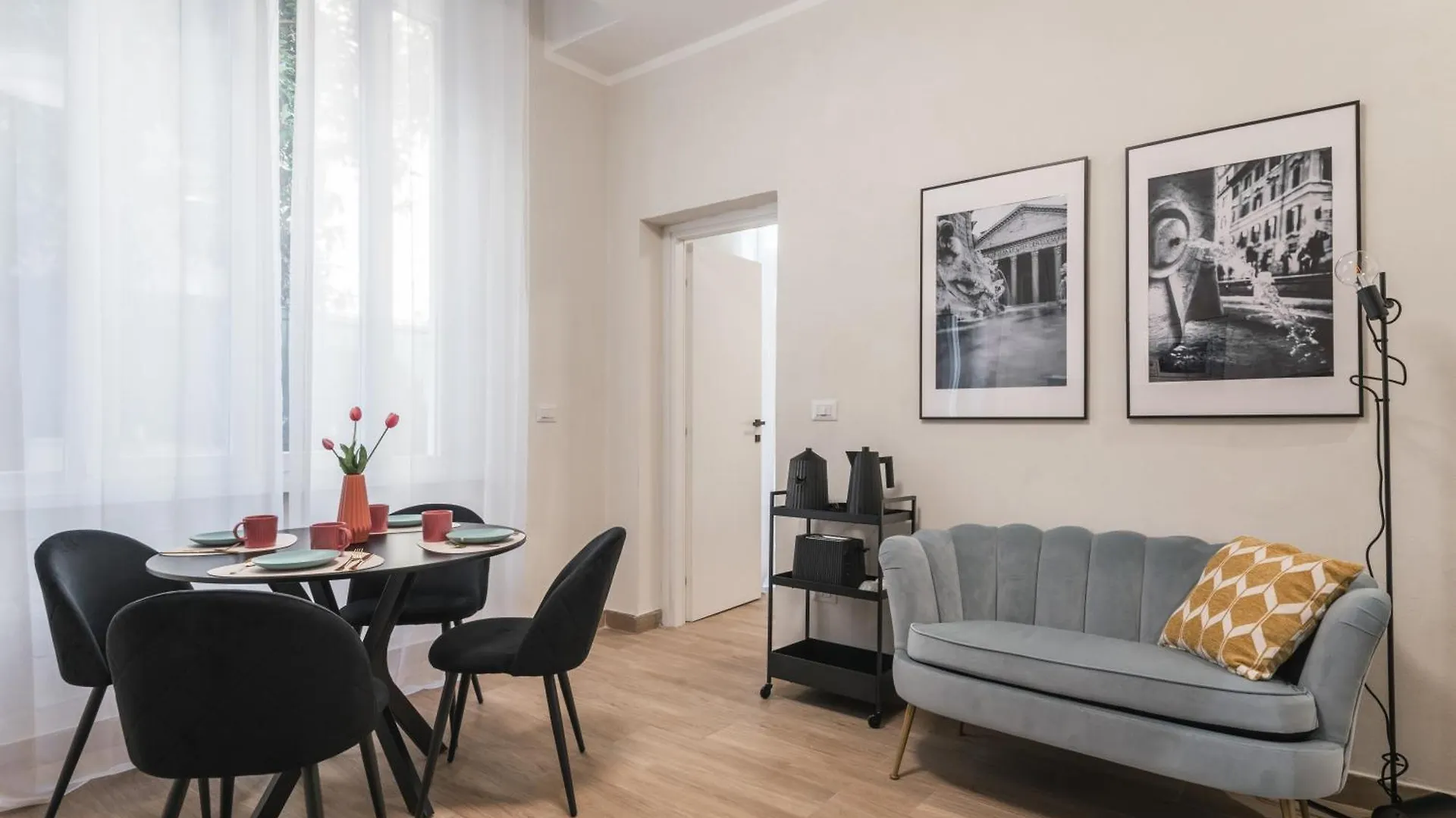 C2 Top Class Apartment, 2 Camere Da Letto Con Giardino In Zona Via Veneto Distante 15 Minuti A Piedi Da Fontana Di Trevi Rome